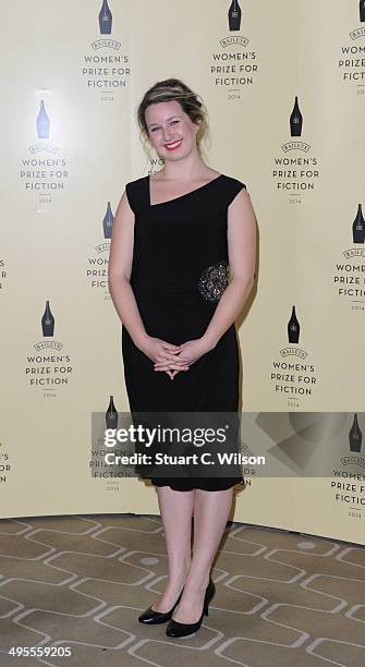 Hannah Kent is one of the Authors shortlisted for the 2014 Baileys Women's Prize For Fiction, pictured at the winner announcement at the Royal...