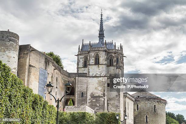 royal chateau de amboise - france - amboise stock pictures, royalty-free photos & images