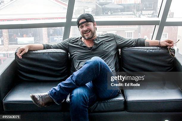 Lee Brice Performs On SiriusXM's "The Highway Super Fan Concert Series" at SiriusXM's Music City Theatre on June 4, 2014 in Nashville, Tennessee.