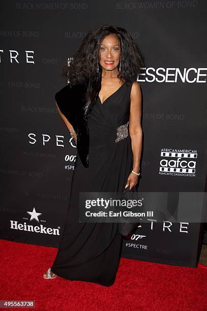 Actress Trina Parks attends "Spectre"-The Black Women of Bond tribute at California African American Museum on November 3, 2015 in Los Angeles,...