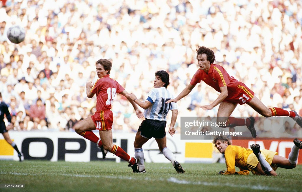 Diego Maradona goal v Belguim 1986 World Cup