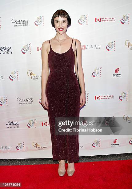 Julia Marie attends the Chinese American Film Festival Opening Ceremony and Gold Angel Awards Ceremony at The Ricardo Montalban Theatre on November...