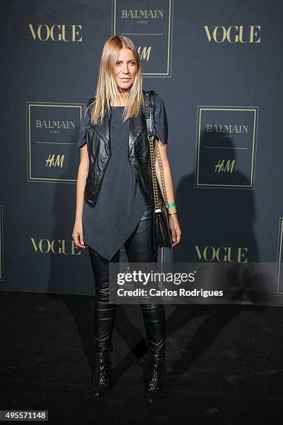 Portuguese blogger Barbara Taborda during the Balmain Launch Event in Lisbon on November 3, 2015 in Lisbon, Portugal.