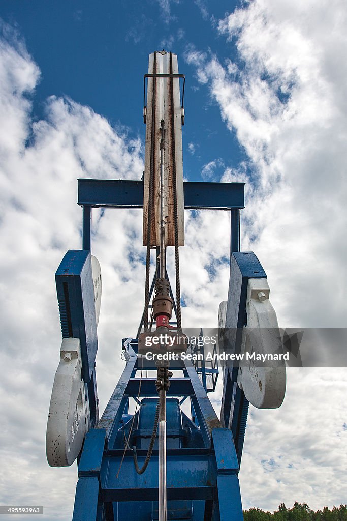 Alberta oil well pump jack