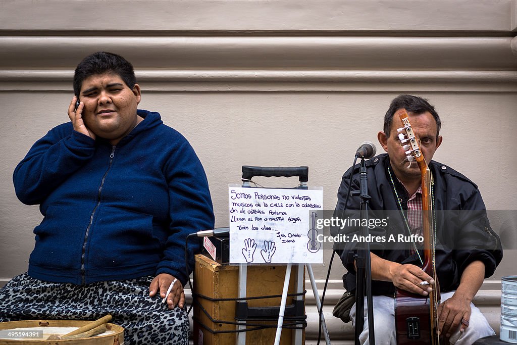 Two street musicians, Córdoba, Argentina