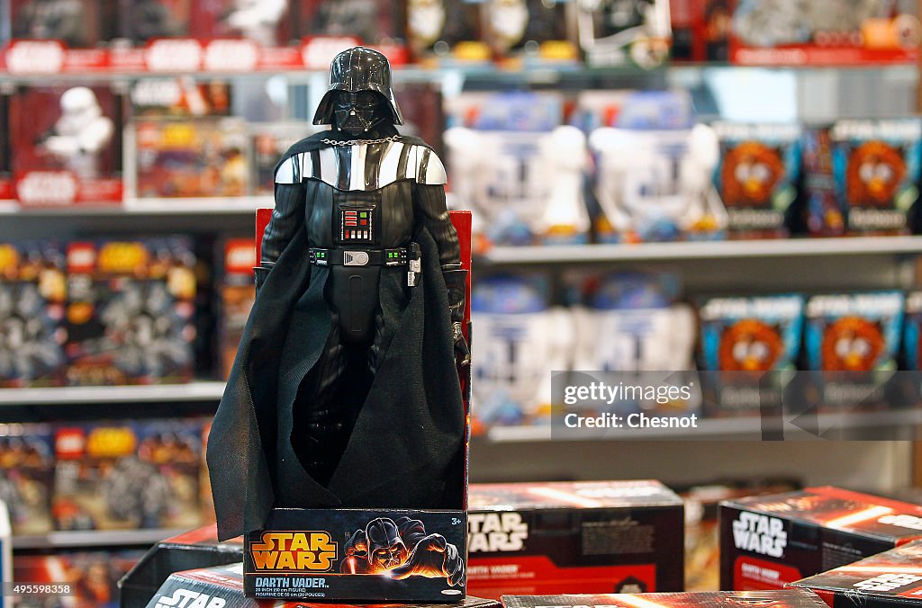 Star Wars Merchandise Is Displayed Ahead Of Star Wars: Episode VII - The Force Awakens Release In December