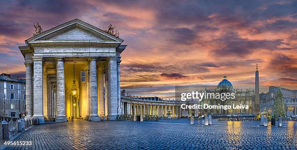 vatican city (rome) - st peters basilica the vatican stock pictures, royalty-free photos & images