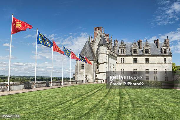 königliches schloss de amboise-france - castle france stock-fotos und bilder