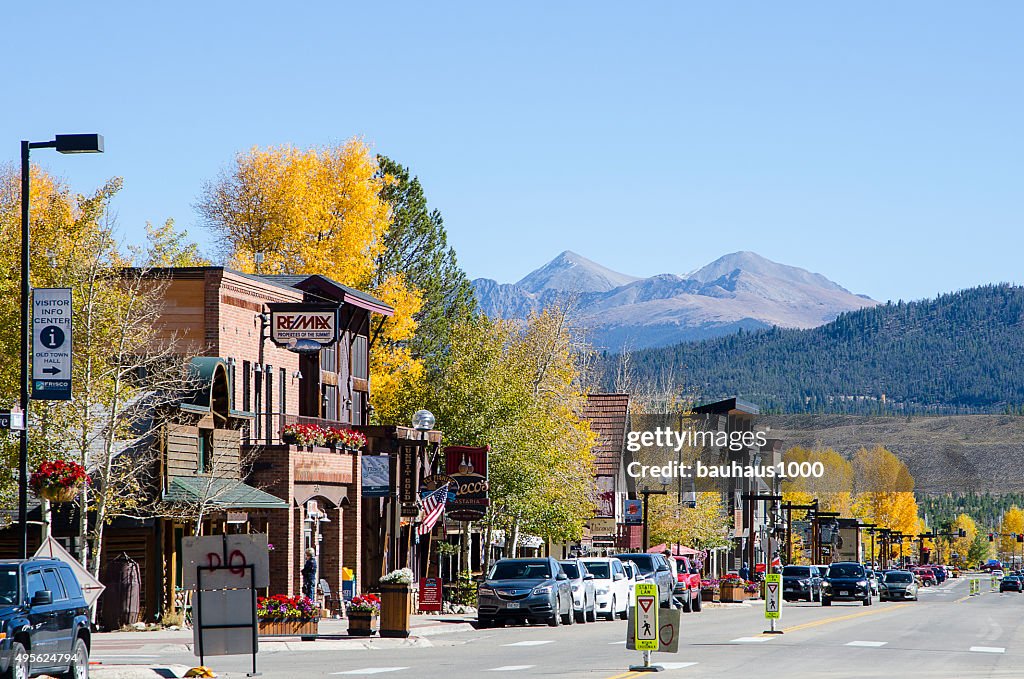 Main Street of Frisco, Colorado