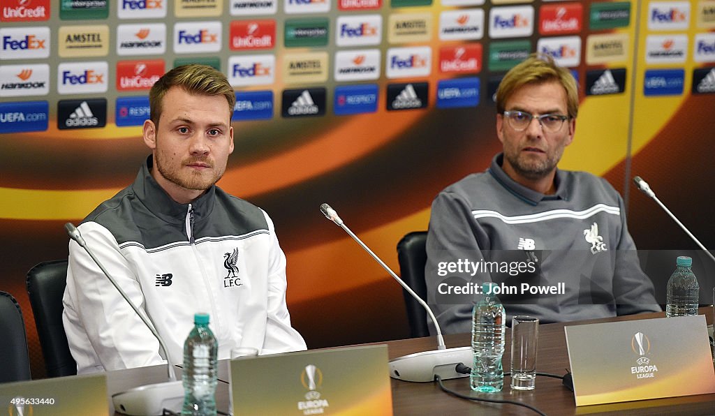 Liverpool Training and Press Conference