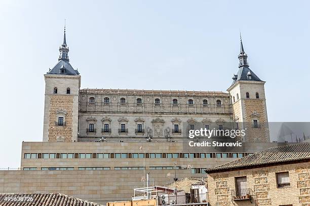 トレド、スペインのアルカサール - アルカサル城塞 ストックフォトと画像