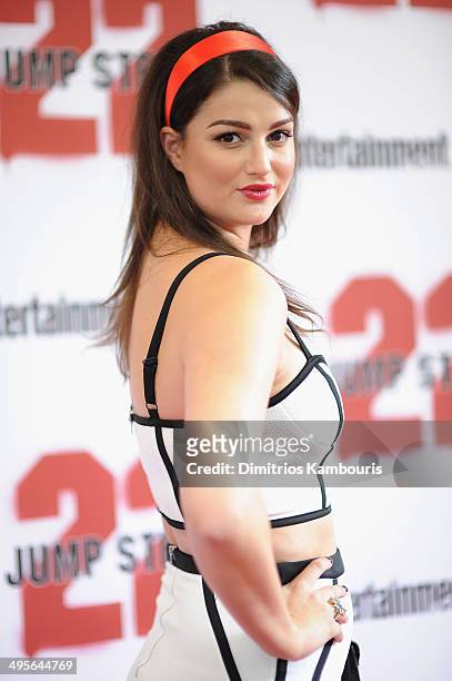 Lily Lane attends the New York screening of "22 Jump Street" at AMC Lincoln Square Theater on June 4, 2014 in New York City.