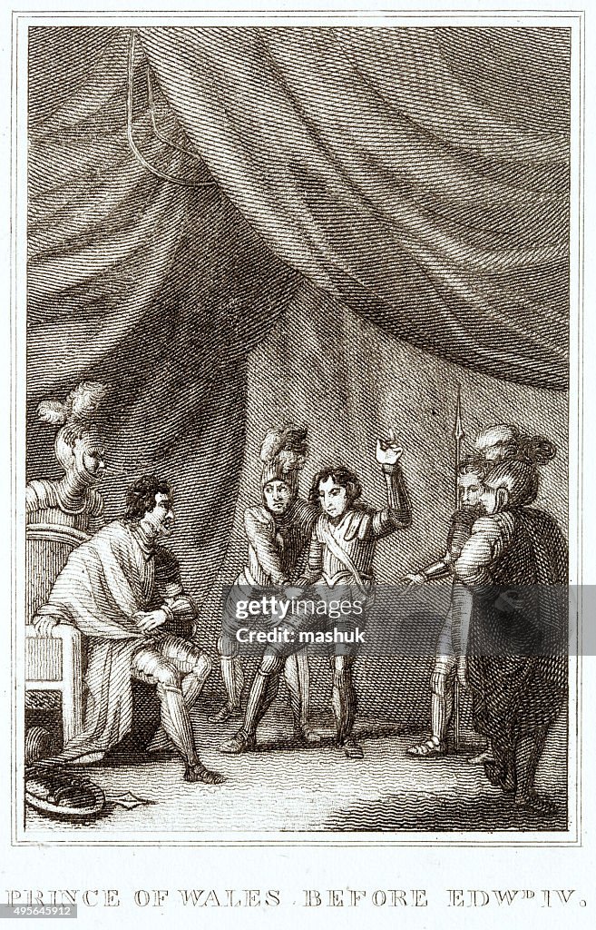 Prince of Wales Brought Before Edward IV