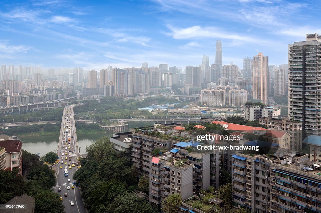 China Chongqing city skyline