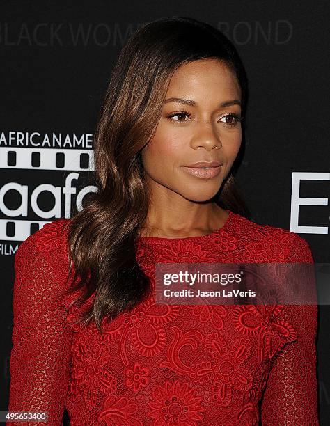 Actress Naomie Harris attends "Spectre" - The Black Women of Bond Tribute at California African American Museum on November 3, 2015 in Los Angeles,...