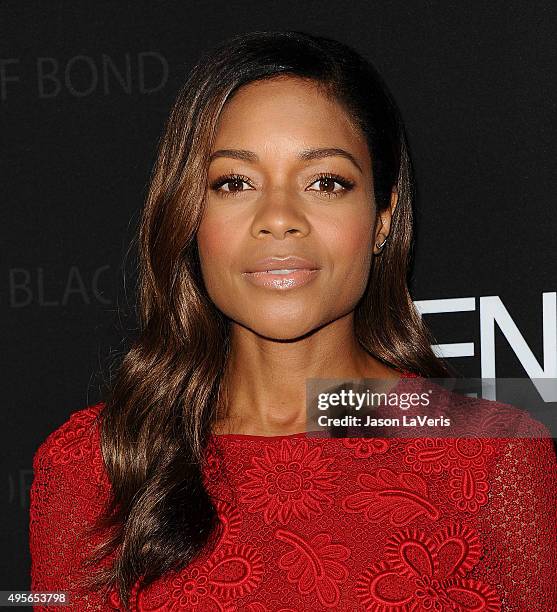 Actress Naomie Harris attends "Spectre" - The Black Women of Bond Tribute at California African American Museum on November 3, 2015 in Los Angeles,...