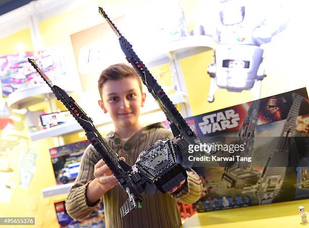 The Lego Star Wars Kylo Ren's Command Shuttle is one of the top 12 Dream Toys 2015 revealed at St Marys Church on November 4, 2015 in London, England.