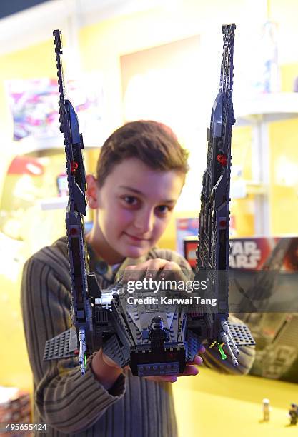 The Lego Star Wars Kylo Ren's Command Shuttle is one of the top 12 Dream Toys 2015 revealed at St Marys Church on November 4, 2015 in London, England.