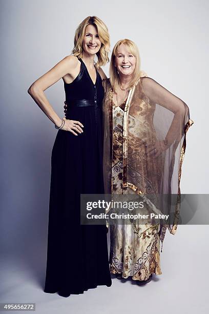 Actress Laura Dern and her mother actress Diane Ladd pose for a portrait during the 29th American Cinematheque Award honoring Reese Witherspoon at...