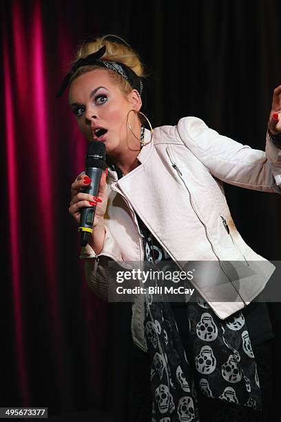 Katy Tiz performs at the Q102 Performance Theater June 4, 2014 in Bala Cynwyd, Pennsylvania.