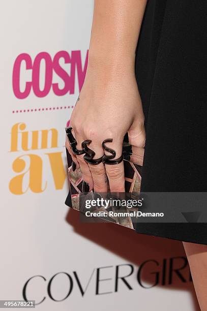 Singer Demi Lovato attends Cosmopolitan "Fun, Fearless" Latina Awards at Hearst Tower on June 4, 2014 in New York City.