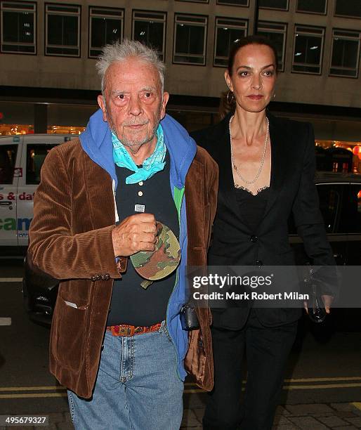 David Bailey and Catherine Bailey attending the Royal Academy Summer Exhibition Preview Party on June 4, 2014 in London, England.