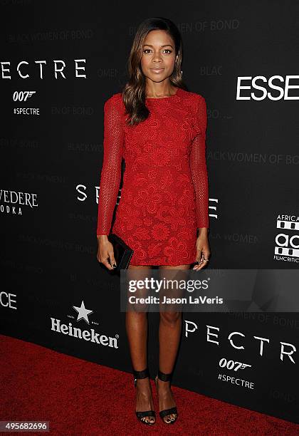 Actress Naomie Harris attends "Spectre" - The Black Women of Bond Tribute at California African American Museum on November 3, 2015 in Los Angeles,...