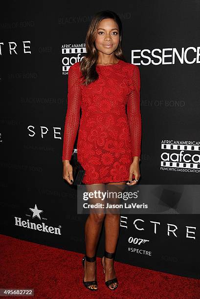 Actress Naomie Harris attends "Spectre" - The Black Women of Bond Tribute at California African American Museum on November 3, 2015 in Los Angeles,...