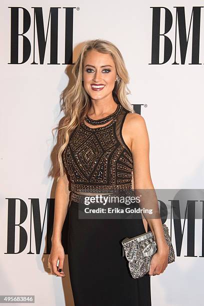 Brooke Eden attends the 63rd Annual BMI Country awards on November 3, 2015 in Nashville, Tennessee.