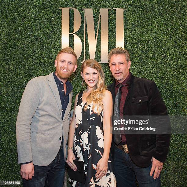 Aaron Henningsen, Clara Henningsen and Brian Henningsen attend the 63rd Annual BMI Country awards on November 3, 2015 in Nashville, Tennessee.