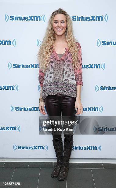 Joss Stone visits SiriusXM Studios on November 4, 2015 in New York City.