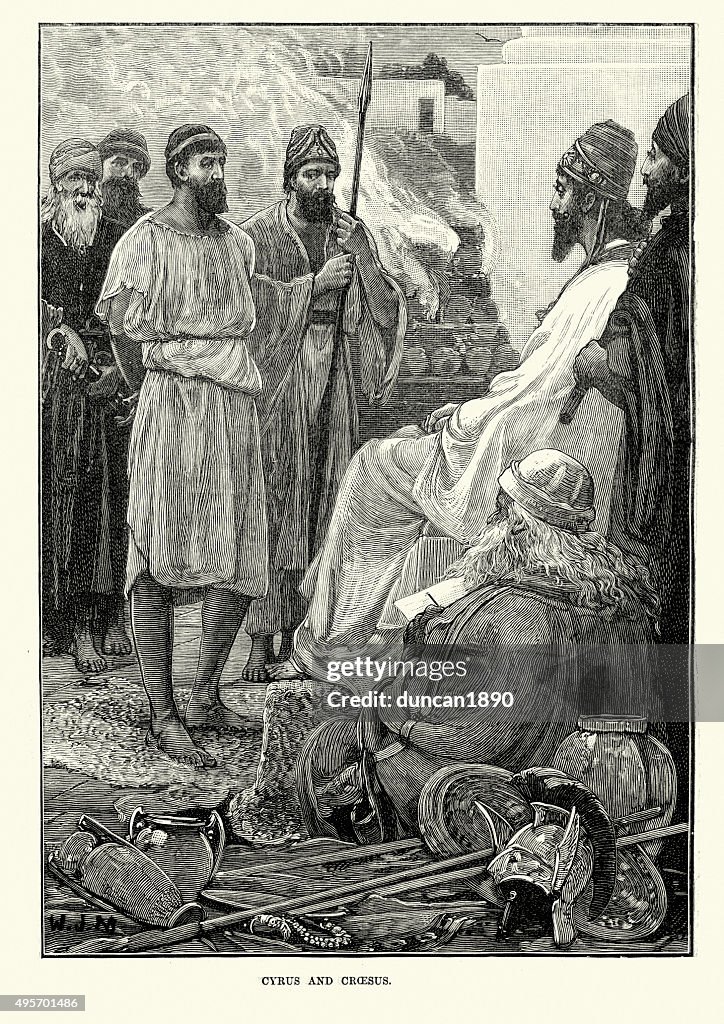 Cyrus the Great and Croesus
