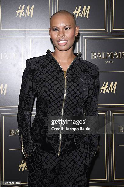 Skin attends Balmain For H&M Collection Preview Photocall on November 4, 2015 in Milan, Italy.