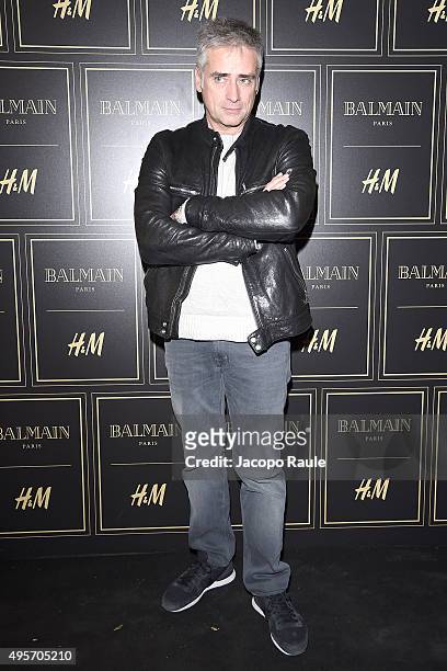Andrea Pellizzari attends Balmain For H&M Collection Preview Photocall on November 4, 2015 in Milan, Italy.