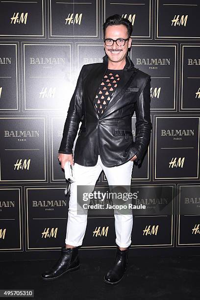 Antonio Frana attends Balmain For H&M Collection Preview Photocall on November 4, 2015 in Milan, Italy.