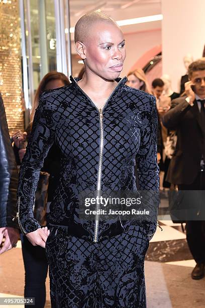 Skin attends Balmain For H&M Collection Preview Photocall on November 4, 2015 in Milan, Italy.