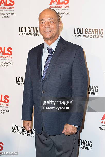 Former New York Yankees Roy White attends The ALS Association Greater New York 21st Annual Lou Gehrig Sports Awards Benefit at The New York Marriott...
