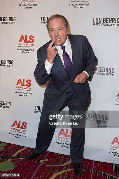 Former New York Ranger Rod Gilbert attends The ALS Association Greater New York 21st Annual Lou Gehrig Sports Awards Benefit at The New York Marriott...