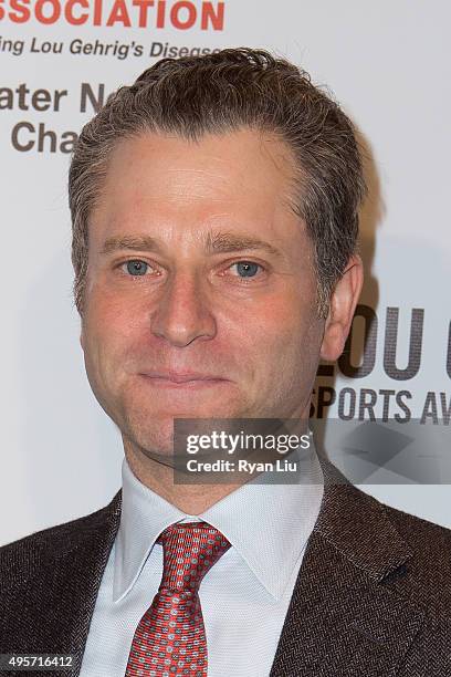 Jeremy Schaap attends The ALS Association Greater New York 21st Annual Lou Gehrig Sports Awards Benefit at The New York Marriott Marquis on November...