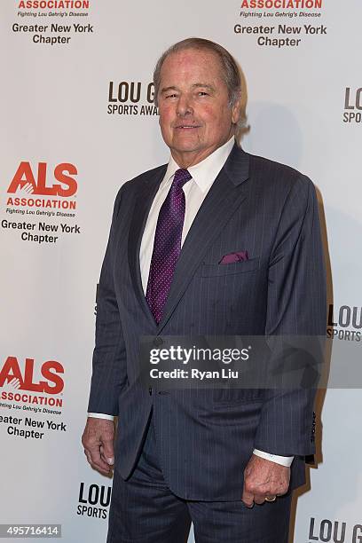 Former New York Ranger Rod Gilbert attends The ALS Association Greater New York 21st Annual Lou Gehrig Sports Awards Benefit at The New York Marriott...