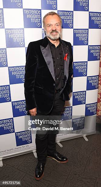 Graham Norton attends The Supper Club after party, in aid of the Terrence Higgins Trust, at The Drury Club on November 4, 2015 in London, England.