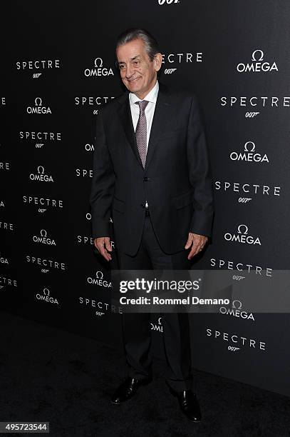 President of OMEGA Stephen Urquhart attends the Omega 'Spectre' screening on November 4, 2015 in New York City.