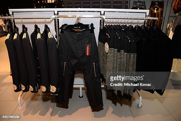 General view of the atmosphere is seen at the Balmain x H&M Los Angeles VIP Pre-Launch on November 4, 2015 in West Hollywood, California.