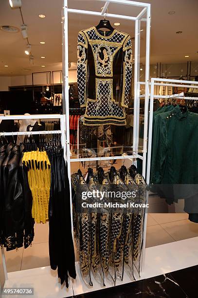 General view of the atmosphere is seen at the Balmain x H&M Los Angeles VIP Pre-Launch on November 4, 2015 in West Hollywood, California.