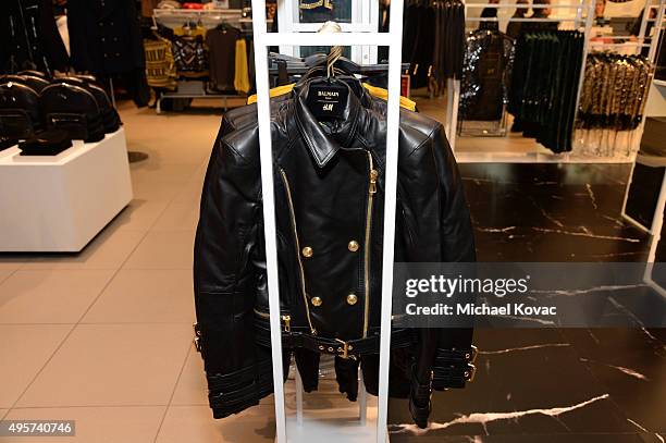 General view of the atmosphere is seen at the Balmain x H&M Los Angeles VIP Pre-Launch on November 4, 2015 in West Hollywood, California.