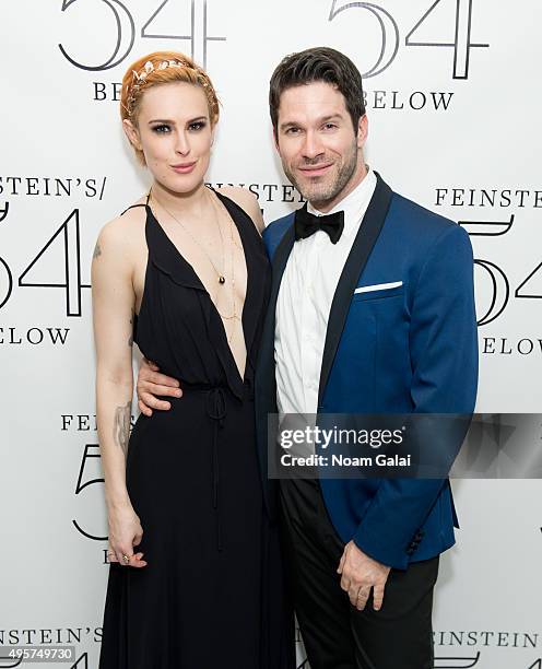 Rumer Willis and Tye Blue attend 54 Below on November 4, 2015 in New York City.