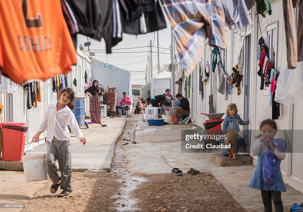 IDP Camp im kurdischen autonomie region