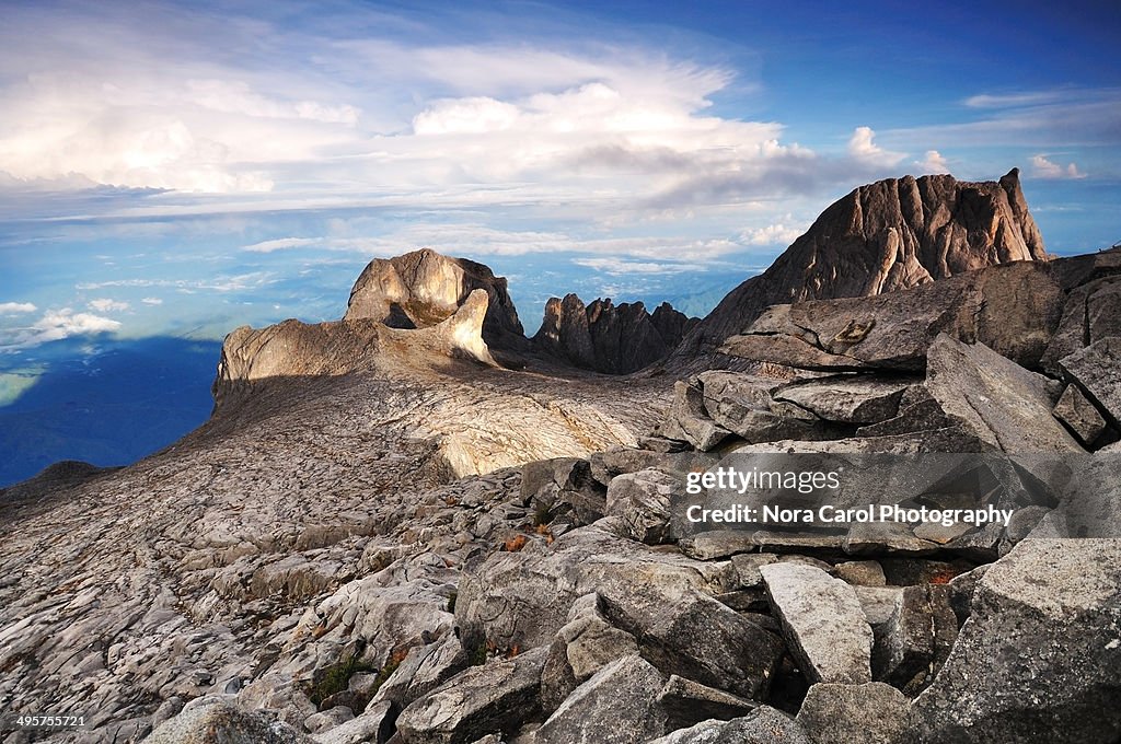 Peaks of Mt. Kinabalu National Park Sabah Borneo