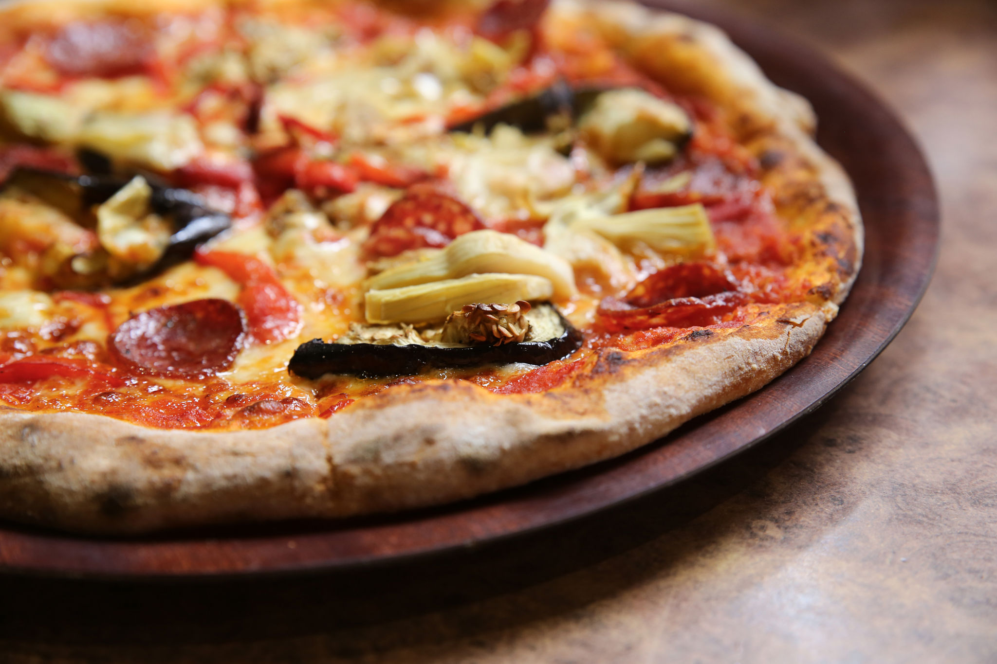 wood fired pizza