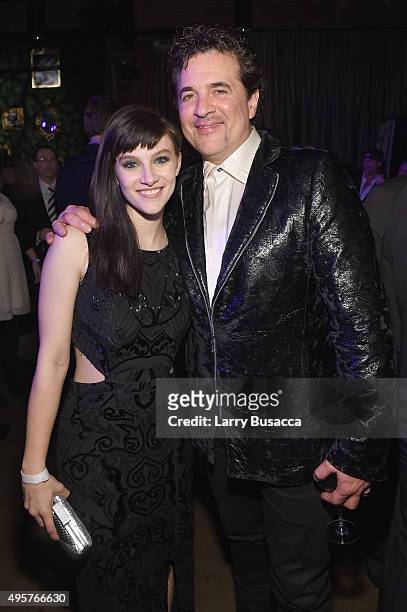 Actress Aubrey Peeples and President and CEO of the Big Machine Label Group Scott Borchetta attend as Big Machine Label Group celebrates The 49th...